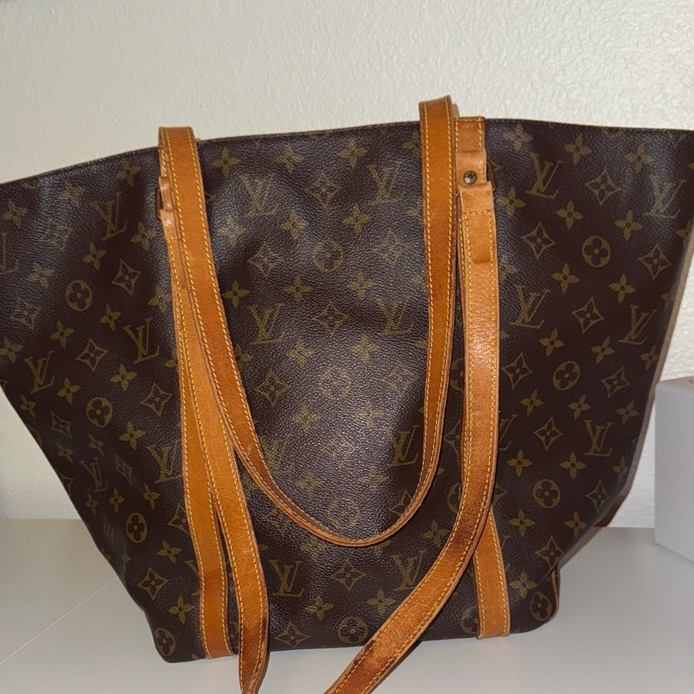 Louis Vuitton Dark Brown Monogram Tote